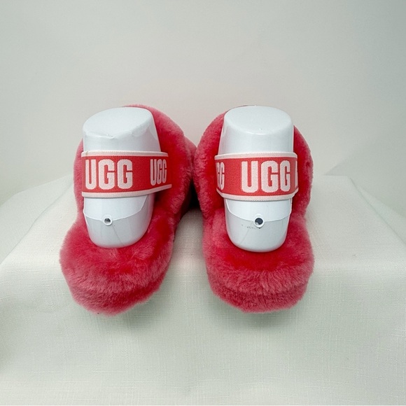 UGG Fuchsia Fluffy Oh Yeah Slippers women’s size 7 - Picture 4 of 14